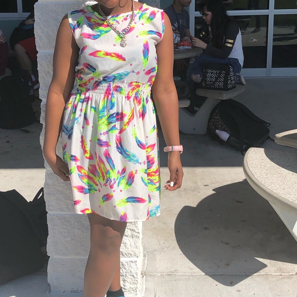 Feather dress